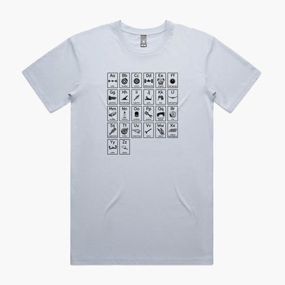 Car Guy Alphabet T-Shirt