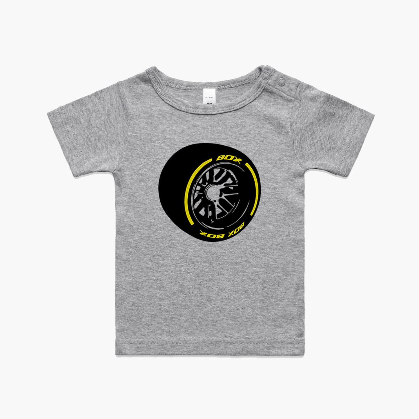 Box Box Box F1 Tyre Kids T-Shirt