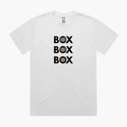 Box Box Box F1 Tyre T-Shirt