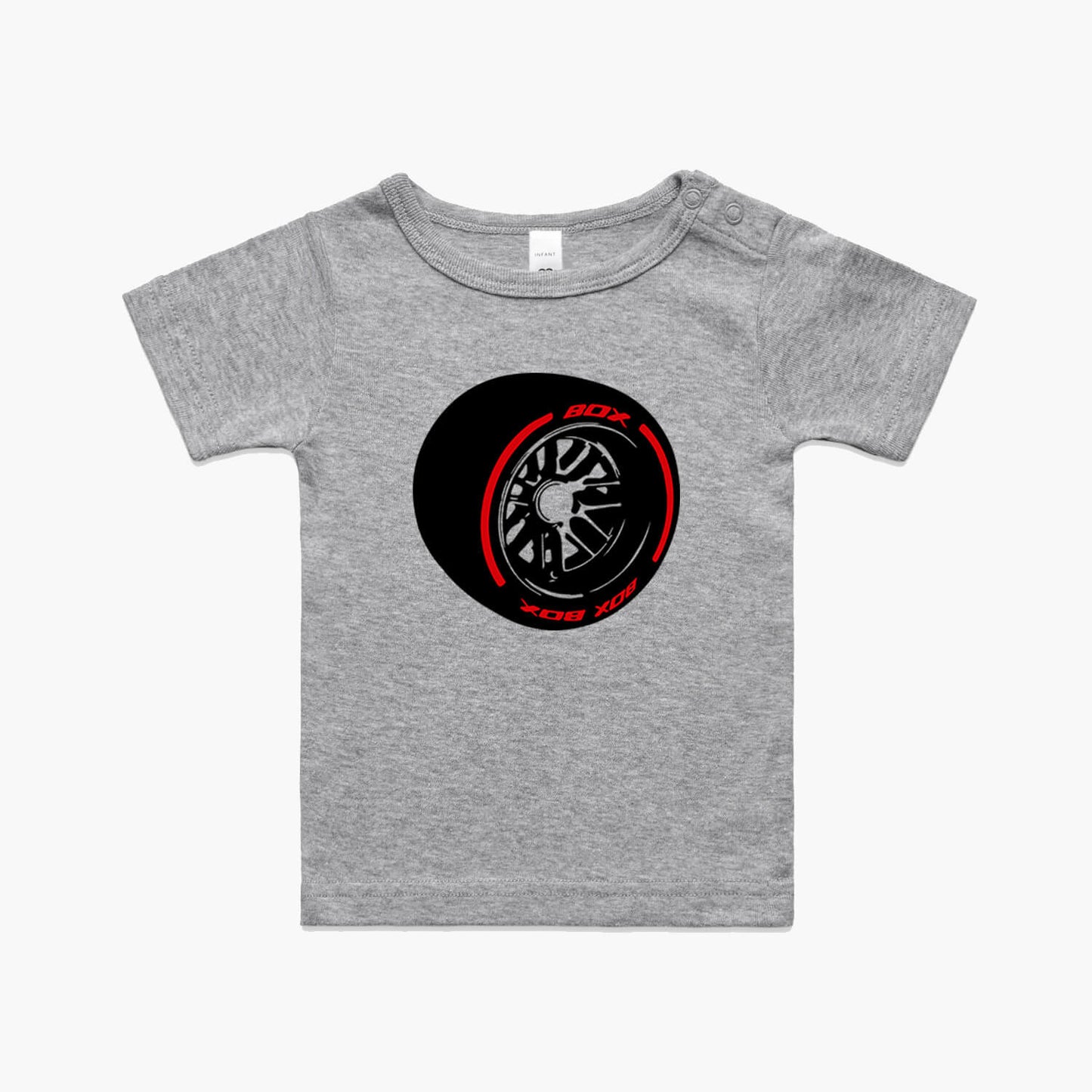 Box Box Box F1 Tyre Kids T-Shirt