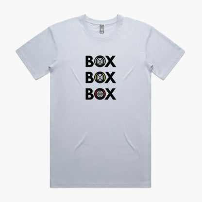 Box Box Box F1 Tyre T-Shirt