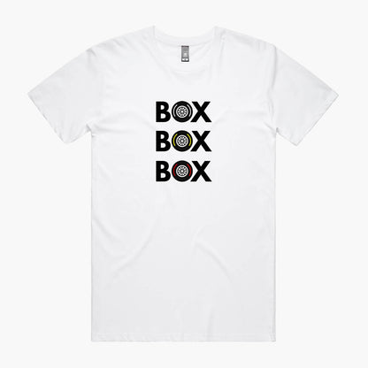 Box Box Box F1 Tyre T-Shirt