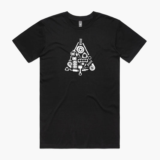 Car Parts Christmas Tree T-Shirt