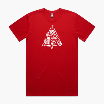 Car Parts Christmas Tree T-Shirt