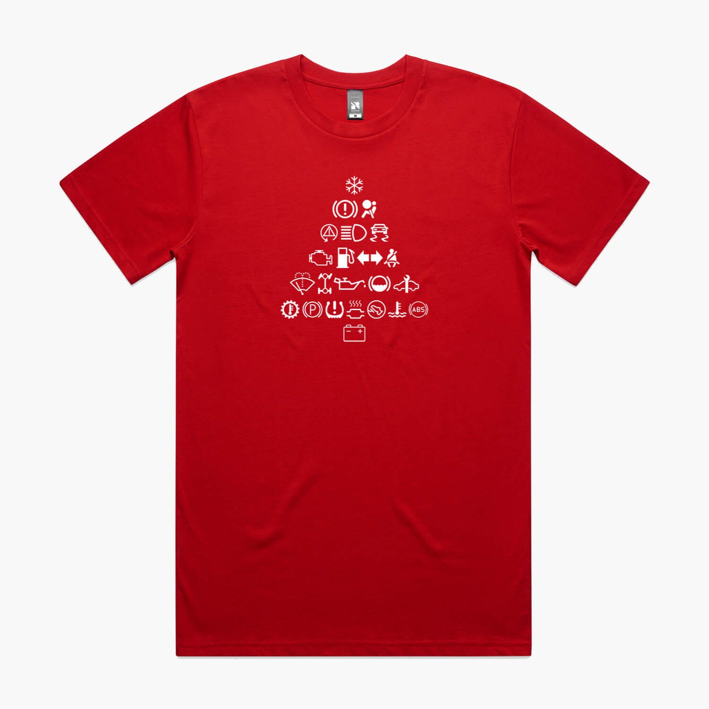 Dash Warning Lights Christmas Tree T-Shirt