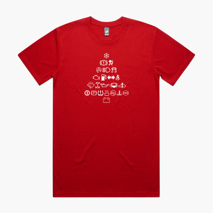 Dash Warning Lights Christmas Tree T-Shirt