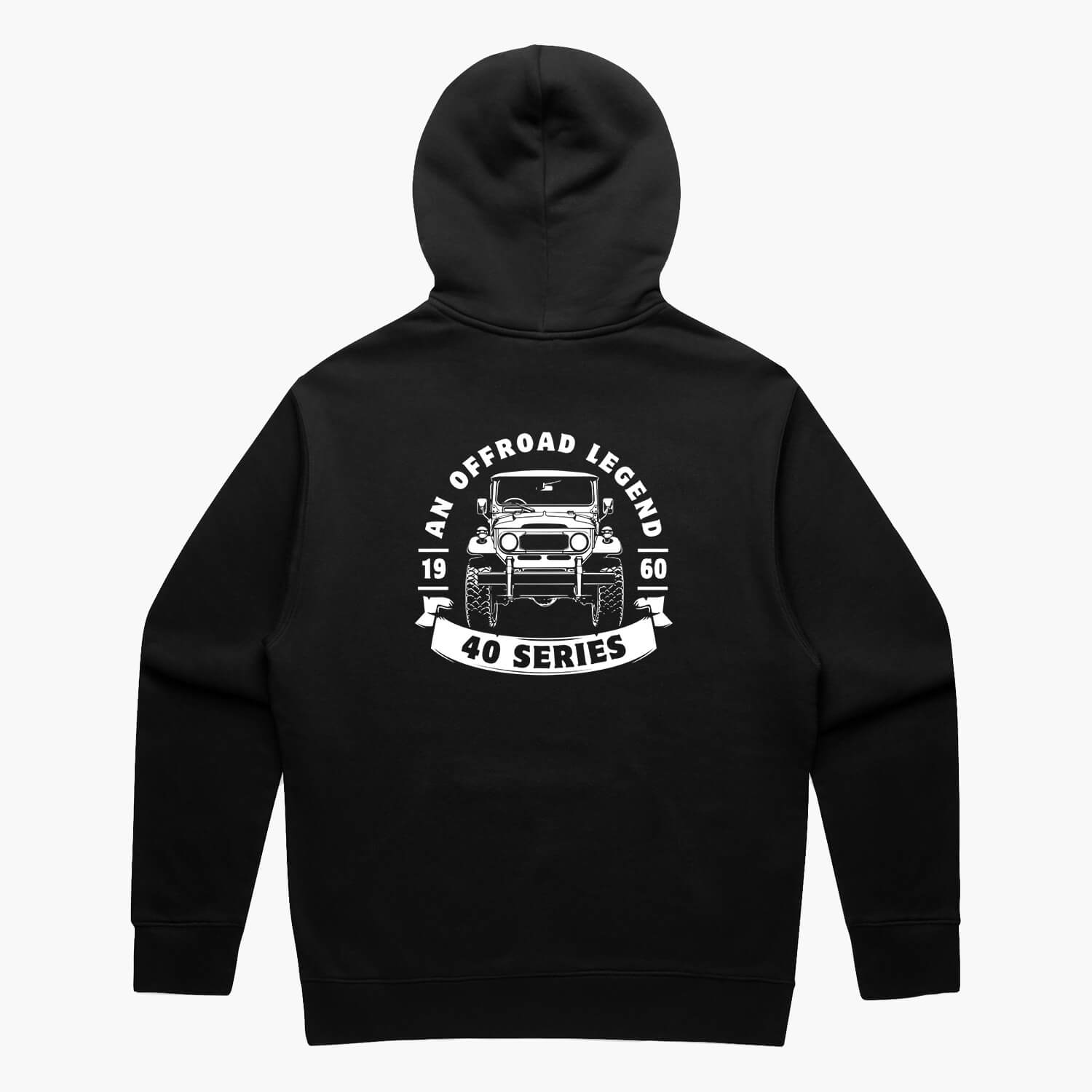 Toyota LandCruiser 40 Series Hoodie Petrol Threads