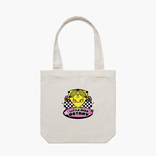 Little Miss Rotary Tote Bag