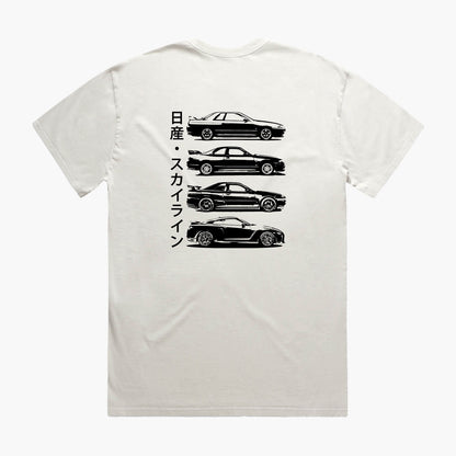 Nissan GTR Generations T-Shirt