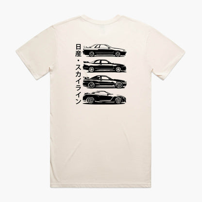 Nissan GTR Generations T-Shirt