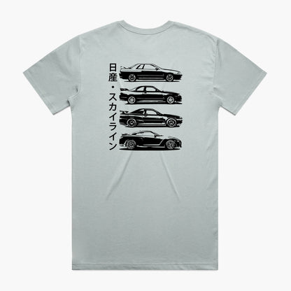 Nissan GTR Generations T-Shirt